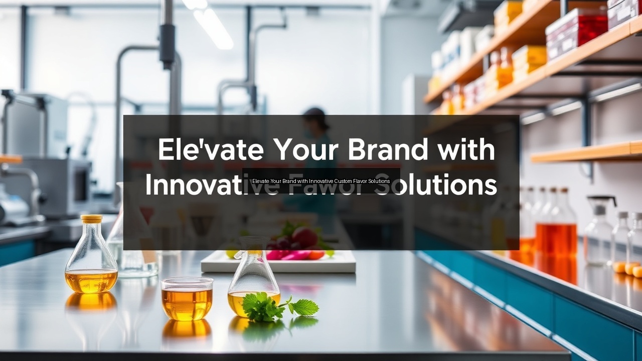 primary packaging bespoke flavor development brand flavor developer marketing